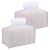 Crossed Textured Imitation Leather Tissue Boxes CON-WH0095-208A-1