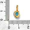 Ion Plating(IP) 304 Stainless Steel Rhinestone Pendants STAS-A104-11G-02-3