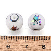 Electroplate Glass Beads EGLA-S178-12H-3
