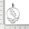 Non-Tarnish 304 Stainless Steel Pendants STAS-C097-11P-3