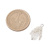 Glass Seed Beaded Bud Pendants PALLOY-MZ01096-02-2