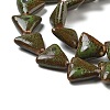Glazed Porcelain Triangle Beads Strands PORC-B002-01-3