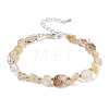 Natural Rutilated Quartz Chips Bracelets for Women BJEW-H623-01S-01-3