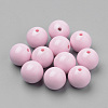 Solid Chunky Bubblegum Acrylic Ball Beads SACR-R835-6mm-11-1