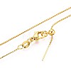 Brass Box Chain Necklaces for Women NJEW-G084-08G-2