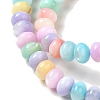 Rainbow Color Dyed Natural Freshwater Shell Beads Strands SHEL-G018-02G-3