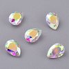 Glass Rhinestone Pendants RGLA-A024-H02-001AB-1