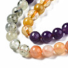 Natural Amazonite & Sunstone & Citrine & Amethyst & Prehnite & Botswana Agate & Lapis Lazuli Beads Strands G-S376-003B-3