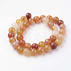 Natural Carnelian Beads Strands G-G735-64-10mm-2