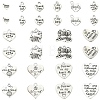 15Pcs 15 Styles Tibetan Style Alloy Pendants FIND-YW0011-88-1