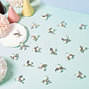 20Pcs 20 Style Glass Pearl Pendants PALLOY-TAC0142-7