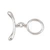 Ring Brass Toggle Clasps KK-G548-39P-1