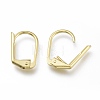 Brass Leverback Earring Findings KK-Z007-24G-2