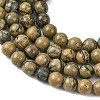 Natural Green Dragon Veins Beads Strands G-D098-A01-6mm-4