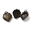 Rack Plating Iron Locket Pendants KK-F090-05AB-3