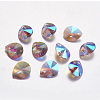 Faceted Glass Rhinestone Pendants RGLA-F053-C-371PS-1