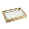 Imitation Leather Jewelry Necklace Display Boxes CON-G023-07A-1