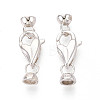 925 Sterling Silver Lobster Claw Clasps STER-T008-75S-1