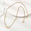 304 Stainless Steel Love Disc Link Chain Necklaces NJEW-JN05660-5