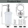 Glass Pump Press Bottles AJEW-WH0596-796-2