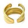 304 Stainless Steel Wide Open Cuff Rings for Women RJEW-Z043-01D-3