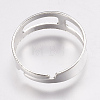 Adjustable Iron Finger Ring Settings IFIN-K036-04S-3