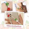 40Pcs 2 Colors Handmade Porcelain Beads PORC-CJ0001-51-7