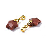 Natural Red Jasper Charms G-N326-142-04-3