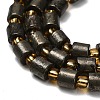 Natural Gold Pyrite/Golden Pyrite Beads Strands G-F833-K01-01-4