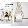 3 Sets 3 Colors Toilet Wall Hanging Hand-Woven Rope Holder HJEW-CF0001-06-5