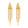 304 Stainless Steel Tassel Stud Earrings for Women YQ6135-5