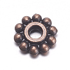 Gear Tibetan Style Alloy Spacer Beads X-RAB145-NF-1