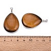 Natural Tiger Eye Pendants GG-N003-01C-P-3