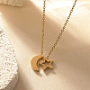304 Stainless Steel Pendant Necklaces for Women WG5CF80-03-1