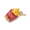 Alloy with Enamel Pendants AL-CBAE186-01G-03-2