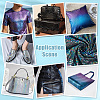 Polyester Elastic Fabric with Crocodile Pattern DIY-PH0036-91B-5