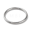 Non-Tarnish 304 Stainless Steel Simple Plain Band Finger Ring for Women Men RJEW-F152-01F-P-2