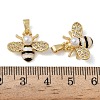 Brass Micro Pave Cubic Zirconia Pendants KK-F924-02G-02-3