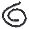 Synthetic Lava Rock Beads Strands G-B087-02A-10-2