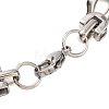 304 Stainless Steel Link Chain Bracelets BJEW-B078-113GP-3