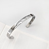 304 Stainless Steel Cuff Bangles for Men WG46524-02-1
