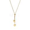 Heart Stainless Steel Tassel Lariat Necklaces for Women FS-WG9133A-01-5
