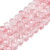 Transparent Glass Beads Strands GLAA-T023-10mm-A08-1