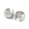 Brass Thick Cuff Earrings EJEW-Q811-39P-2
