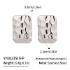 Geometric 304 Stainless Steel Stud Earrings for Women XN4222-2-1