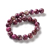 Dyed Natural Regalite/Imperial Jasper/Sea Sediment Jasper Beads Strands G-B124-C01-06-3