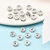 Brass Rhinestone Spacer Beads X-RB-A014-Z6mm-01S-4