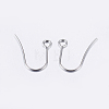 304 Stainless Steel Earring Hooks STAS-P162-13P-A-2