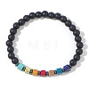 2024 Trendy Matte Bracelet with Emperor Glass Beads FW3567-1