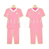 Medical Theme Alloy Enamel Pendants AL-CBA2919-03G-06B-1